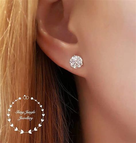 what are fake diamond studs